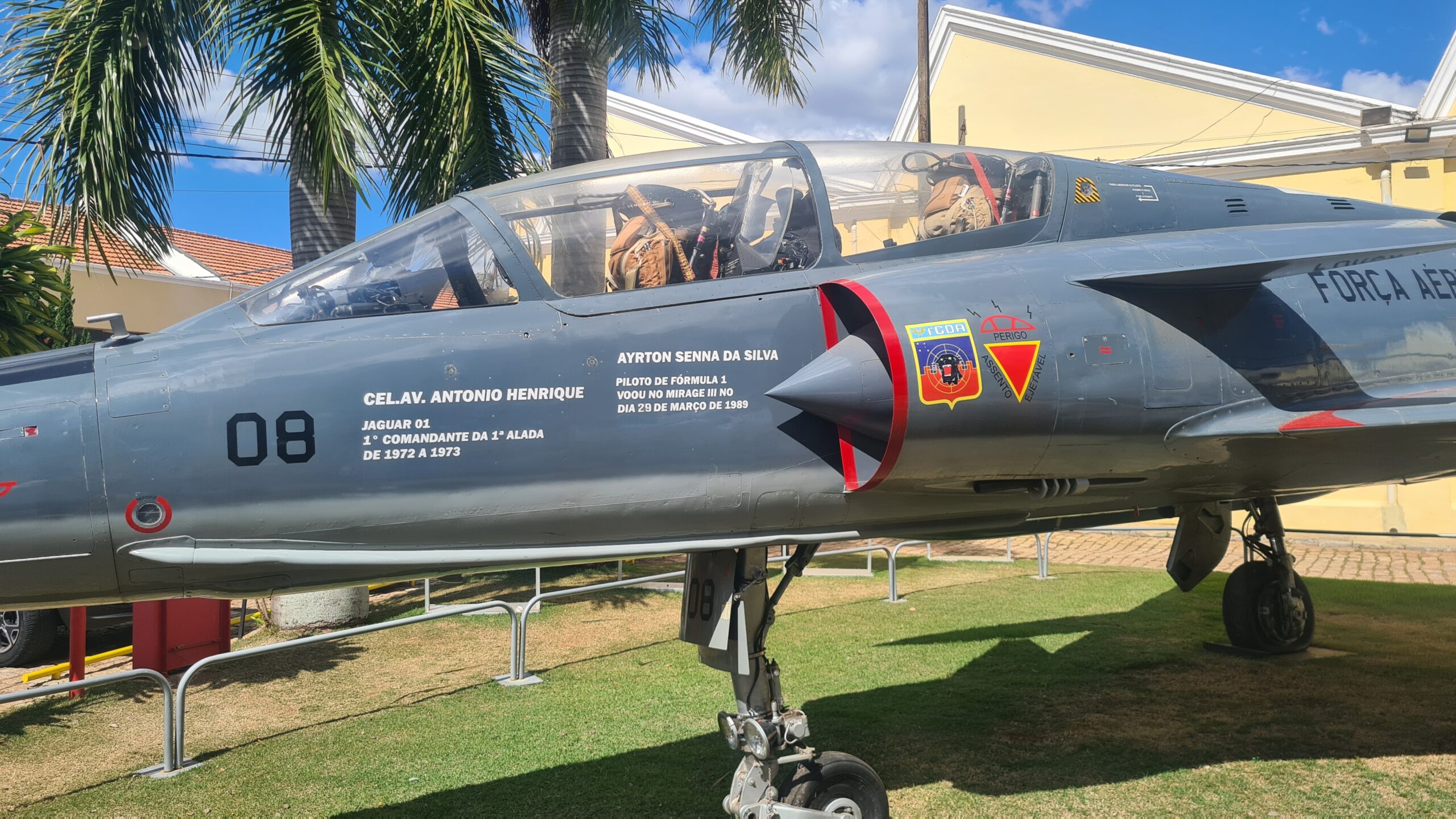 Mirage da FAB pilotado por Ayrton Senna