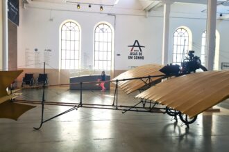 Replica de avião no Museu Asas de um Sonho